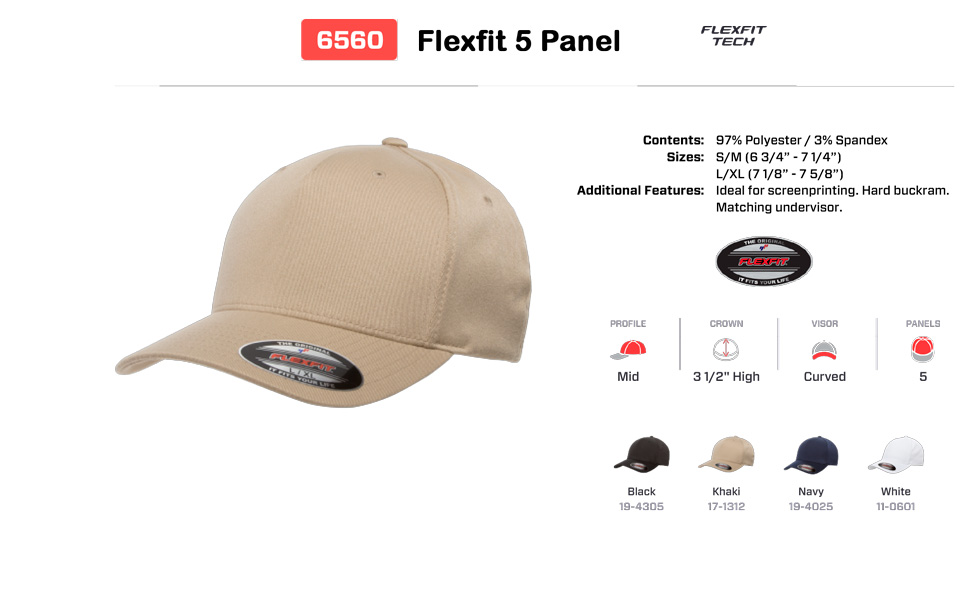 Flexfit 5 Panel Snapback