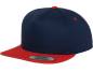 Preview: Yupoong Snapback 5 Panel navy red Konny Design
