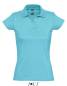 Preview: Womens Polo Shirt Prescott blue
