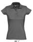 Preview: Womens Polo Shirt Prescott grey