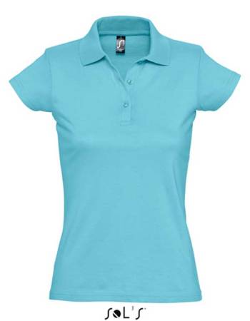 Womens Polo Shirt Prescott blue