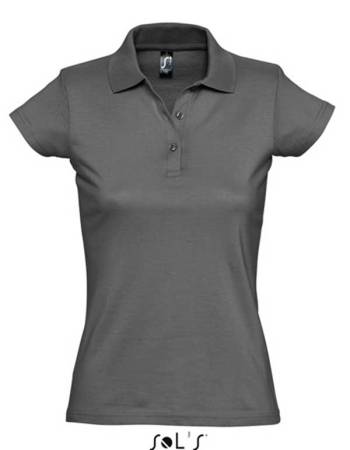 Womens Polo Shirt Prescott grey