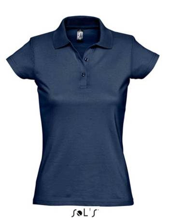 Womens Polo Shirt Prescott navy