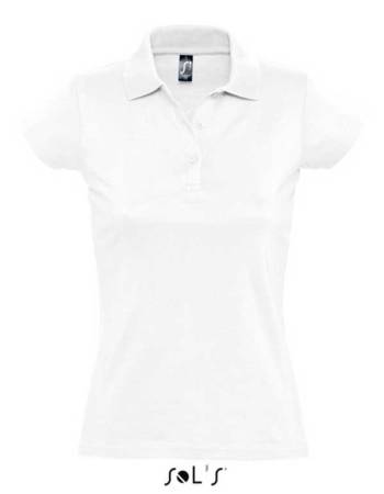 Womens Polo Shirt Prescott white