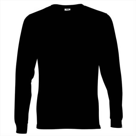 Langarm T-Shirt black