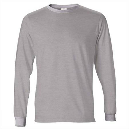 Langarm T-Shirt grey melange
