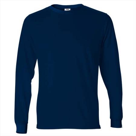 Langarm T-Shirt navy