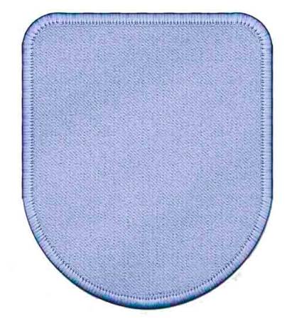 Preview: Patch Wappenform 8x6 cm Aufnähen - oder mit Klett Preview: Patch Wappenform 8x6 cm Aufnähen - oder mit Klett