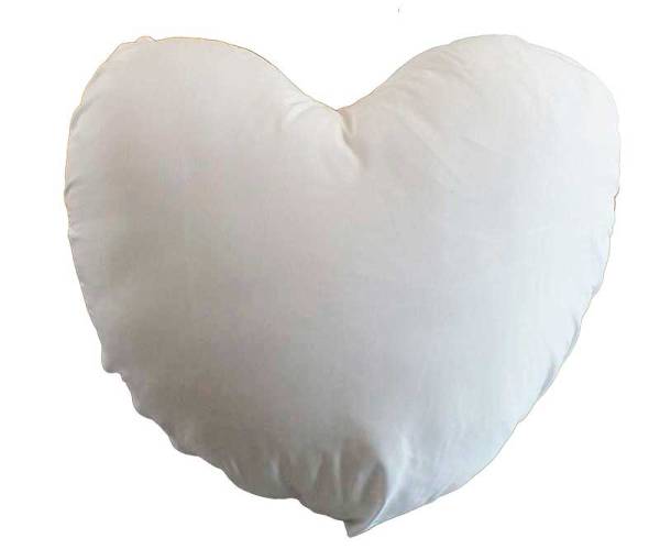 Kissen in Herzform 40 x 35 cm