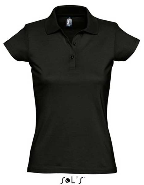 Womens Polo Shirt Prescott black