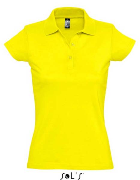 Womens Polo Shirt Prescott yellow