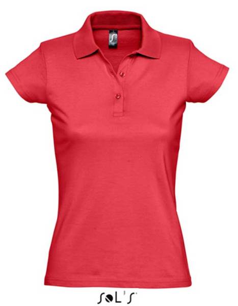 Womens Polo Shirt Prescott red