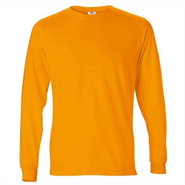 Langarm T-Shirt orange